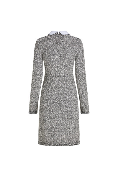 RUHA KARL LAGERFELD KNIT BOUCLE DRESS - Kép 2