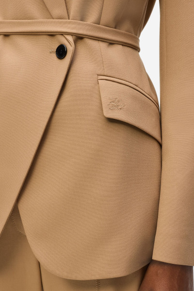 ZAKÓ KARL LAGERFELD TIE WAIST JACKET - Kép 4