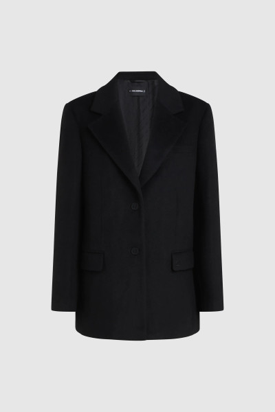 KABÁT KARL LAGERFELD SHORT SOFT WOOL COAT - Kép 5