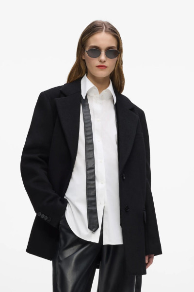 KABÁT KARL LAGERFELD SHORT SOFT WOOL COAT - Kép 1