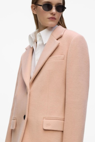 KABÁT KARL LAGERFELD SHORT SOFT WOOL COAT - Kép 4
