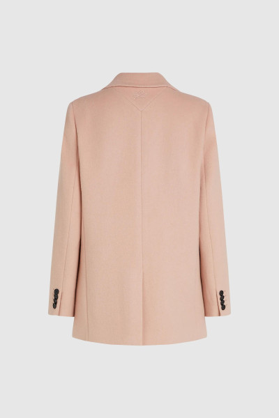 KABÁT KARL LAGERFELD SHORT SOFT WOOL COAT - Kép 6