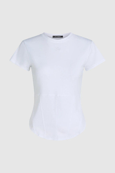 PÓLÓ KARL LAGERFELD CORSET T-SHIRT - Kép 5