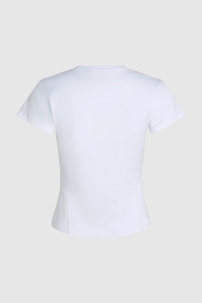 PÓLÓ KARL LAGERFELD CORSET T-SHIRT - Kép 6