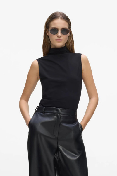 TOP KARL LAGERFELD MOCK NECK TANK TOP - Kép 1
