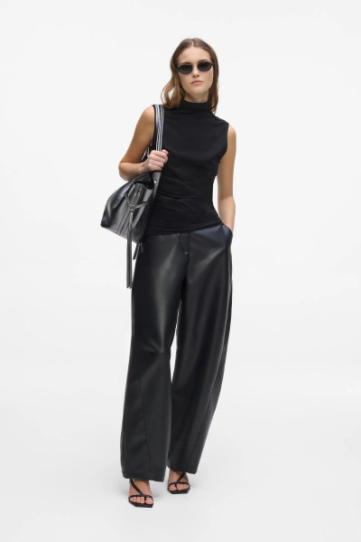 TOP KARL LAGERFELD MOCK NECK TANK TOP - Kép 3