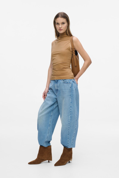 TOP KARL LAGERFELD MOCK NECK TANK TOP - Kép 3