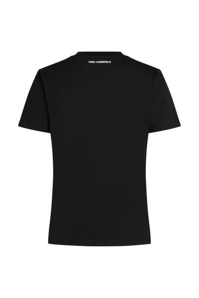 PÓLÓ KARL LAGERFELD SIGNATURE HEM T-SHIRT - Kép 2