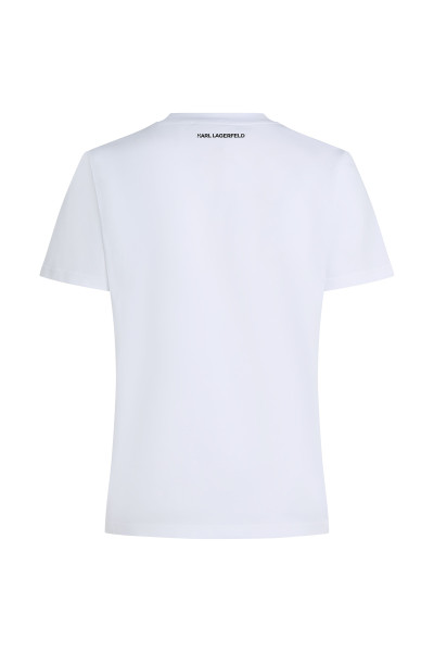 PÓLÓ KARL LAGERFELD SIGNATURE HEM T-SHIRT - Kép 2