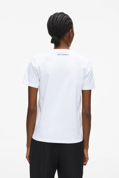 PÓLÓ KARL LAGERFELD PORTRAIT REGULAR T-SHIRT - Kép 2