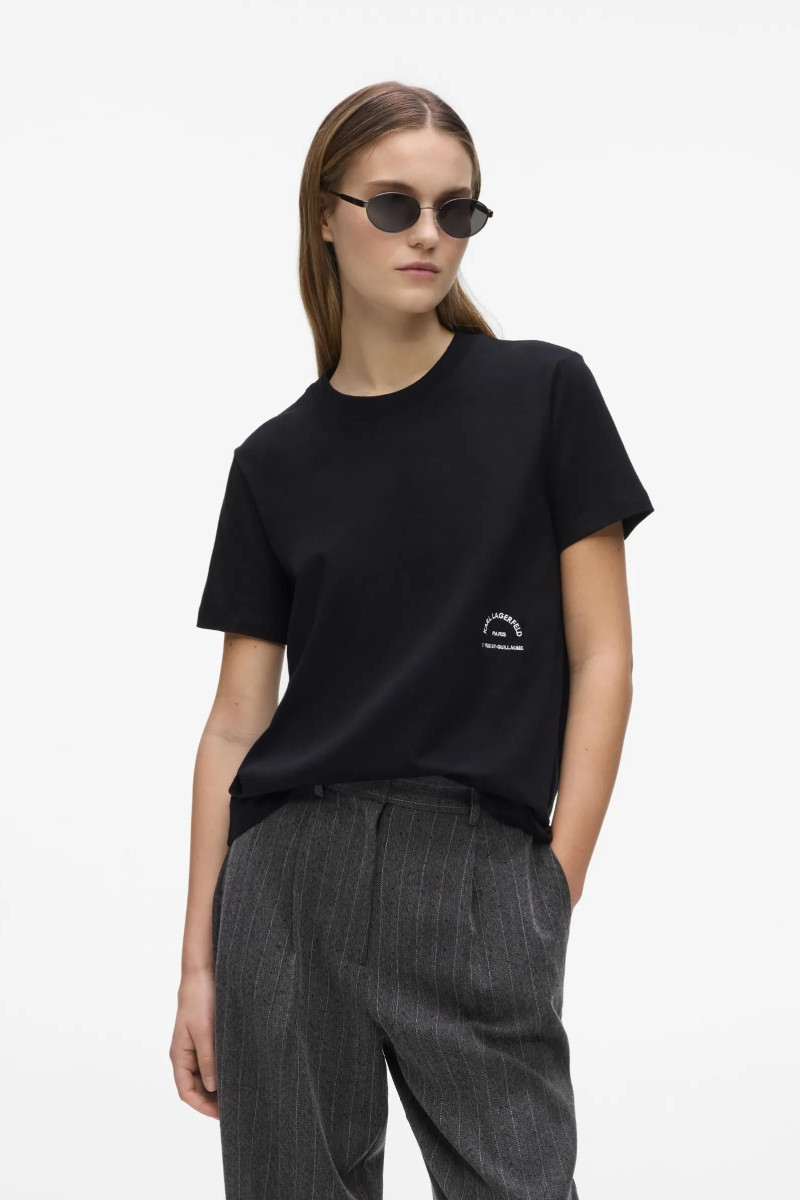 Póló Karl Lagerfeld Rsg Regular T-Shirt Black