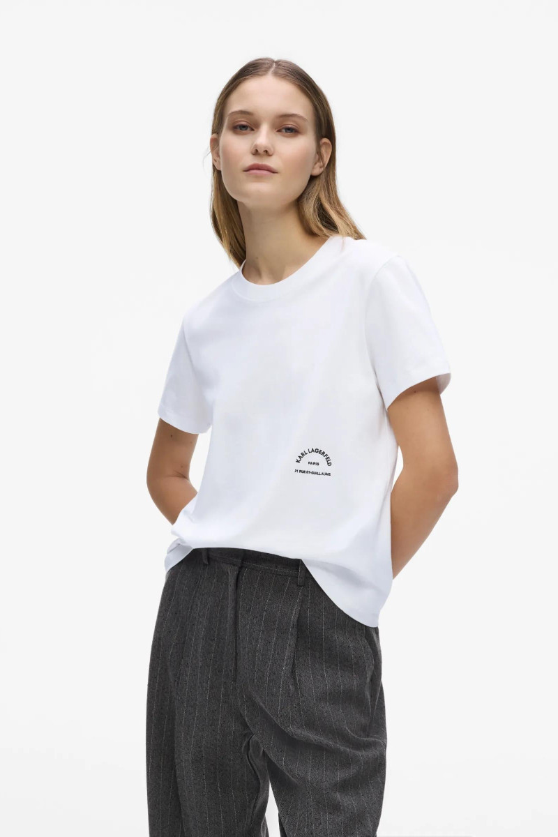 Póló Karl Lagerfeld Rsg Regular T-Shirt White