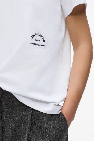 PÓLÓ KARL LAGERFELD RSG REGULAR T-SHIRT - Kép 4