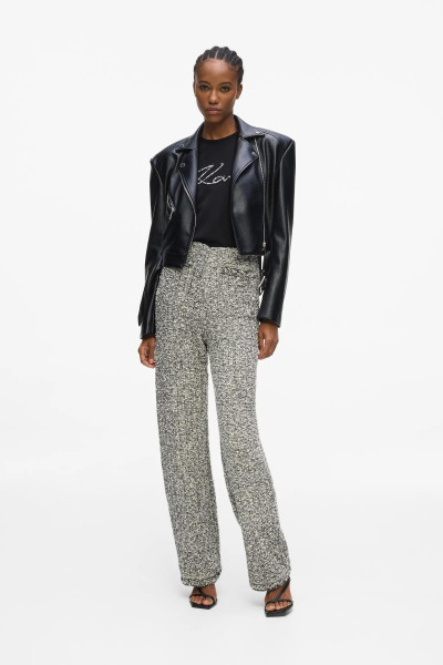 PÓLÓ KARL LAGERFELD KARL BOUCLE T-SHIRT - Kép 3