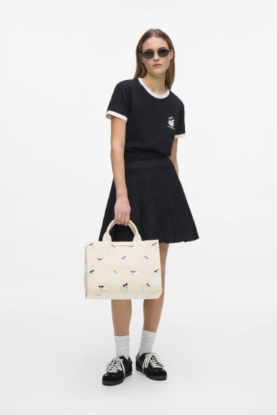 PÓLÓ KARL LAGERFELD IKON CHOUPETTE CONTRAST TSHIRT - Kép 3