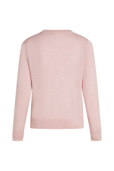 PULÓVER KARL LAGERFELD ESSENTIAL MERINO WOOL CREWNECK - Kép 6