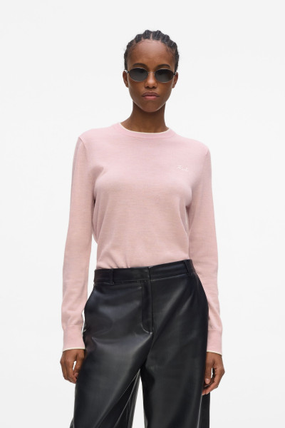 PULÓVER KARL LAGERFELD ESSENTIAL MERINO WOOL CREWNECK - Kép 1