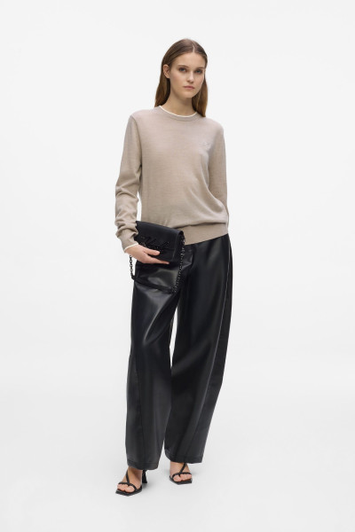 PULÓVER KARL LAGERFELD ESSENTIAL MERINO WOOL CREWNECK - Kép 3