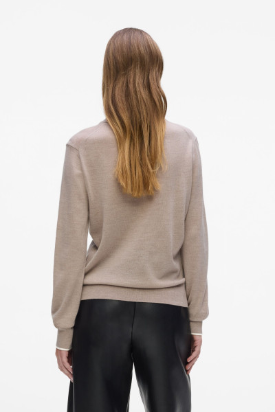 PULÓVER KARL LAGERFELD ESSENTIAL MERINO WOOL CREWNECK - Kép 2