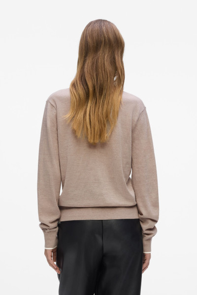 KARDIGÁN KARL LAGERFELD ESSENTIAL MERINO WOOL CARDIGAN - Kép 2