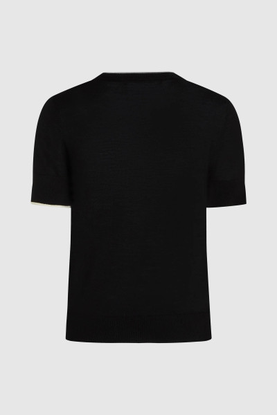 SVETER KARL LAGERFELD ESSENTIAL MERINO WOOL SSLV TEE - Fotografia č. 6