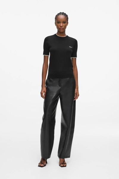 SVETER KARL LAGERFELD ESSENTIAL MERINO WOOL SSLV TEE - Fotografia č. 3