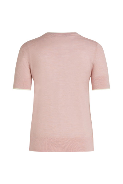 SVETER KARL LAGERFELD ESSENTIAL MERINO WOOL SSLV TEE - Fotografia č. 5