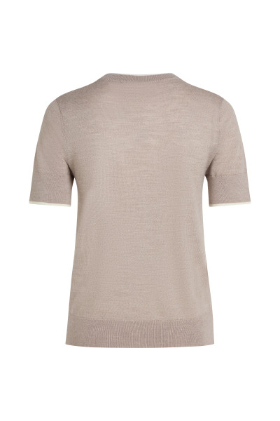 SVETER KARL LAGERFELD ESSENTIAL MERINO WOOL SSLV TEE - Fotografia č. 6