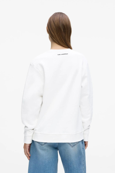 MELEGÍTŐ FELSŐ KARL LAGERFELD PORTRAIT RELAXED SWEATSHIRT - Kép 2