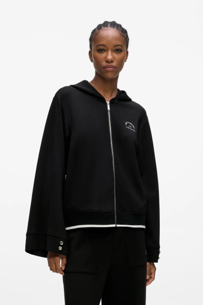 MELEGÍTŐ FELSŐ KARL LAGERFELD RSG ZIP HOODIE - Kép 1