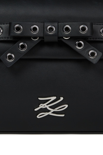RETIKÜL KARL LAGERFELD K/AUTOGRAPH SM TOP HANDLE BOW - Kép 5