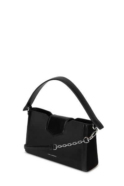 CROSSBODY KARL LAGERFELD K/NOVA TPH ZIP CB SUEDE - Kép 2