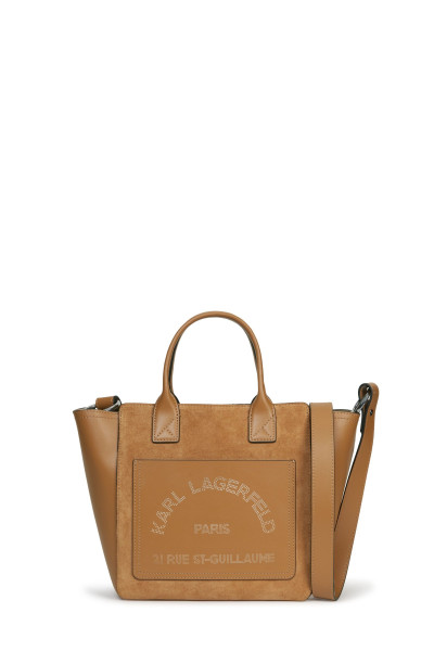RETIKÜL KARL LAGERFELD K/DAILY SM TOTE SUEDE - Kép 1