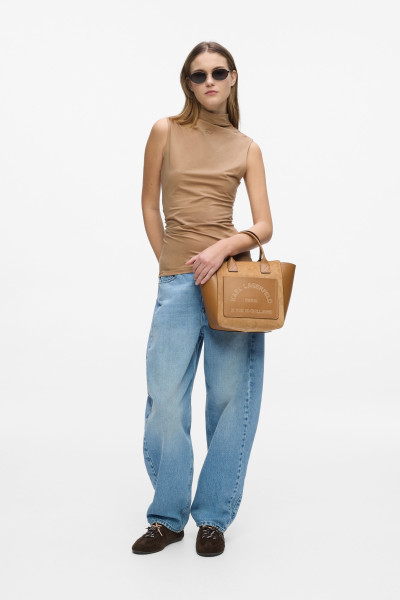 RETIKÜL KARL LAGERFELD K/DAILY SM TOTE SUEDE - Kép 2
