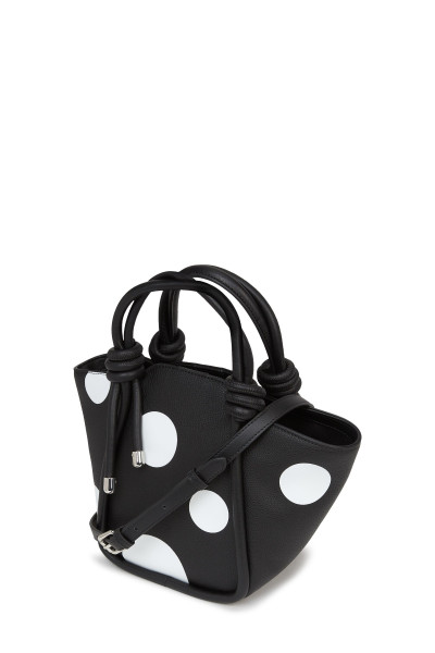 RETIKÜL KARL LAGERFELD IKON PEBBLE SM TOTE KNOTS - Kép 3