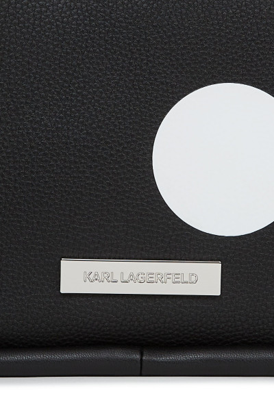 RETIKÜL KARL LAGERFELD IKON PEBBLE SM TOTE KNOTS - Kép 5