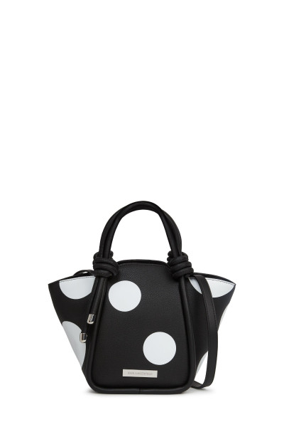 RETIKÜL KARL LAGERFELD IKON PEBBLE SM TOTE KNOTS - Kép 1