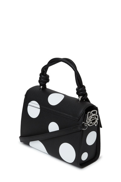 KABELKA KARL LAGERFELD IKON PEBBLE CB SATCHEL KNOTS - Fotografia č. 3