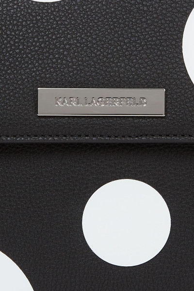 KABELKA KARL LAGERFELD IKON PEBBLE CB SATCHEL KNOTS - Fotografia č. 5