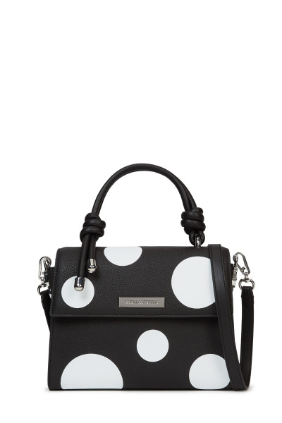 KABELKA KARL LAGERFELD IKON PEBBLE CB SATCHEL KNOTS - Fotografia č. 1