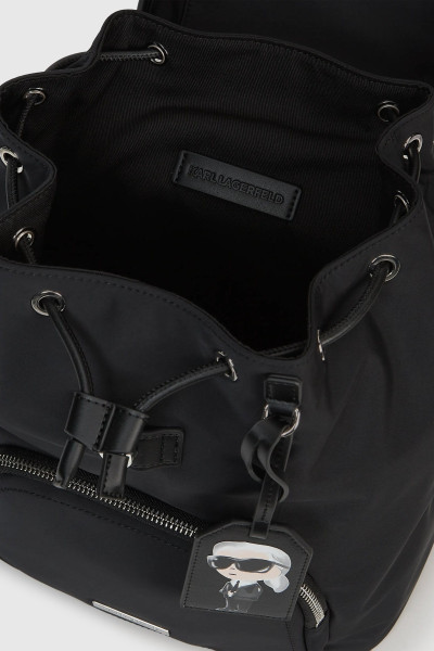 BATOH KARL LAGERFELD IKON NYLON SM BACKPACK - Fotografia č. 4