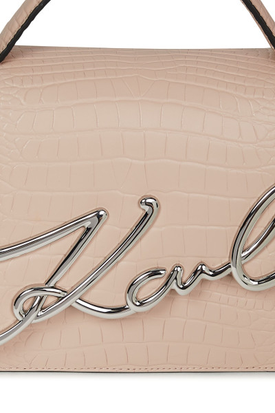 CROSSBODY KARL LAGERFELD K/SIGNATURE 2.0 MD CB CROC NEW - Fotografie č. 4