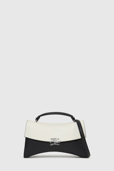 CROSSBODY KARL LAGERFELD K/AUTOGRAPH TWIST TPH CB B/W - Kép 1