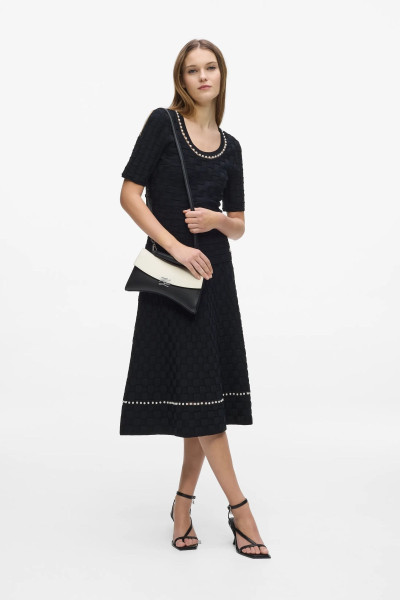 CROSSBODY KARL LAGERFELD K/AUTOGRAPH TWIST TPH CB B/W - Kép 2