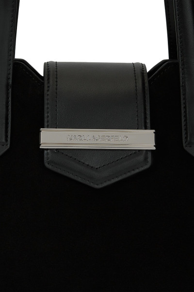 RETIKÜL KARL LAGERFELD K/NOVA SM EW TOTE SUEDE - Kép 4