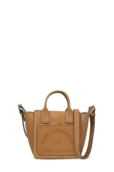 RETIKÜL KARL LAGERFELD K/DAILY MINI TOTE SUEDE - Kép 1