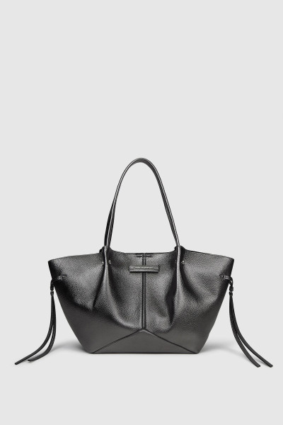 RETIKÜL KARL LAGERFELD K/PIERCED MD TOTE METALLIC - Kép 1