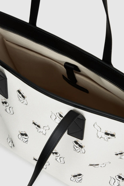 RETIKÜL KARL LAGERFELD IKON CHOUPETTE EW TOTE AOP - Kép 4