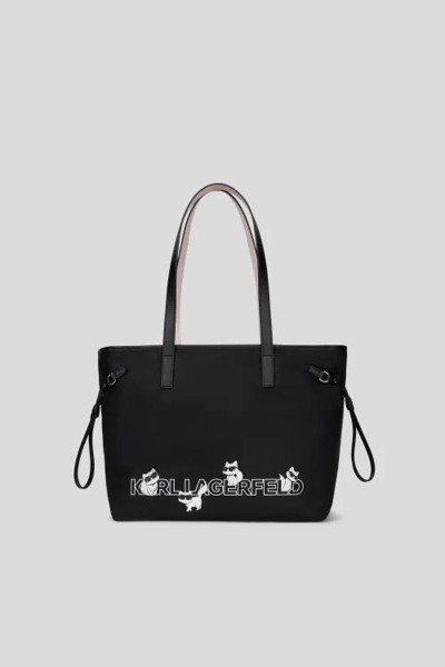 KABELKA KARL LAGERFELD IKON CHOUPETTE NYLON TOTE - Fotografia č. 1