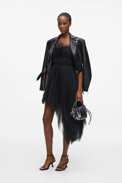 RETIKÜL KARL LAGERFELD K/PIERCED MINI BUCKET METALLIC - Kép 2